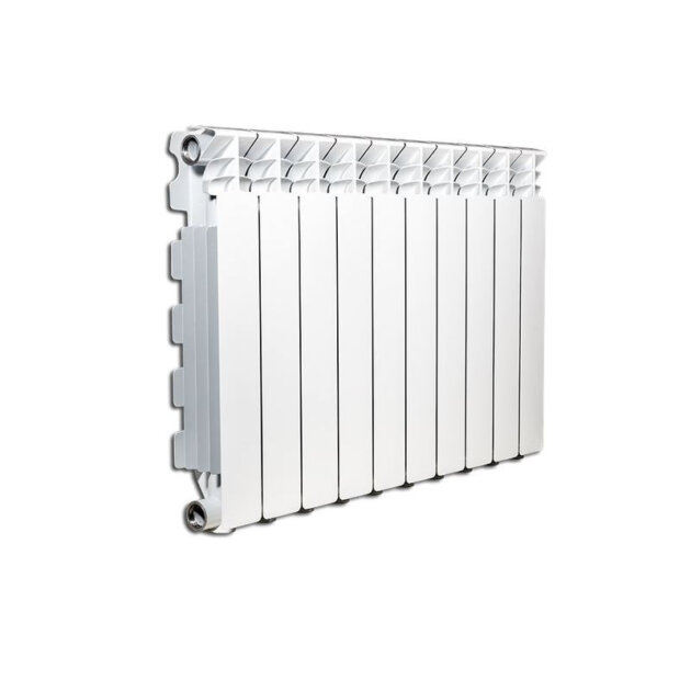 Radiatore in alluminio bianco da  700  mm (9 EL.) Exclusivo