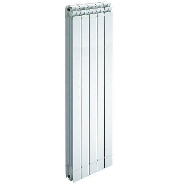 Radiatore in alluminio bianco da  900  mm (6 EL.)  Garda