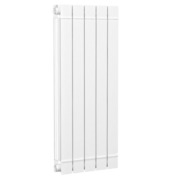 Radiatore in alluminio bianco da  1600  mm (5 EL.) Garda