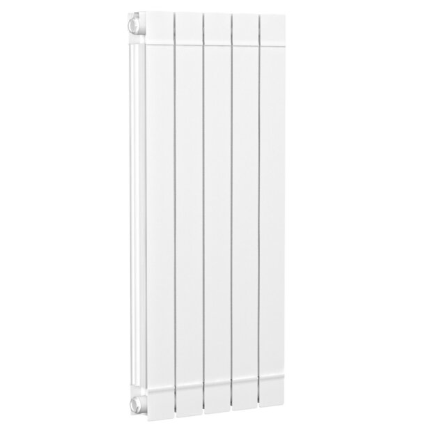 Radiatore in alluminio bianco da  1600  mm (6 EL.) Garda