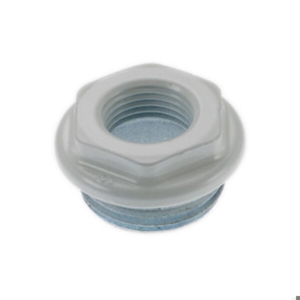 Riduzione per radiatore (42) in acciaio bianco da 1'x1/2 dx