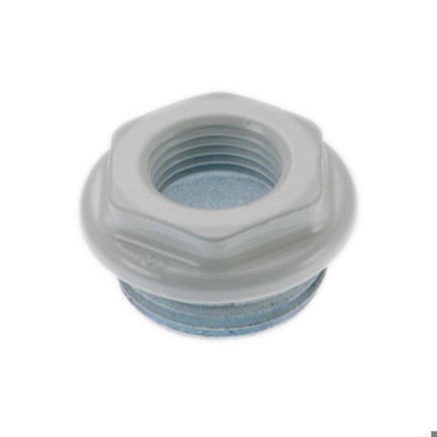 Riduzione per radiatore (42) in acciaio bianco da 1'x1/2 dx