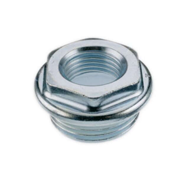 Riduzione per radiatore (56) in acciaio zincato 1'1/4x3/8 dx