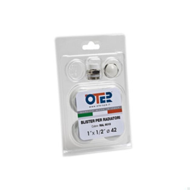 Kit radiatore alluminio (sfiato+tappo+4 riduzioni da 1'x1/2)