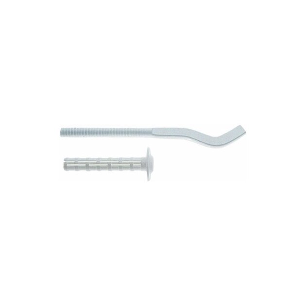Viti bianche fissaradiatori in alluminio (conf. 2pz) da 170 mm