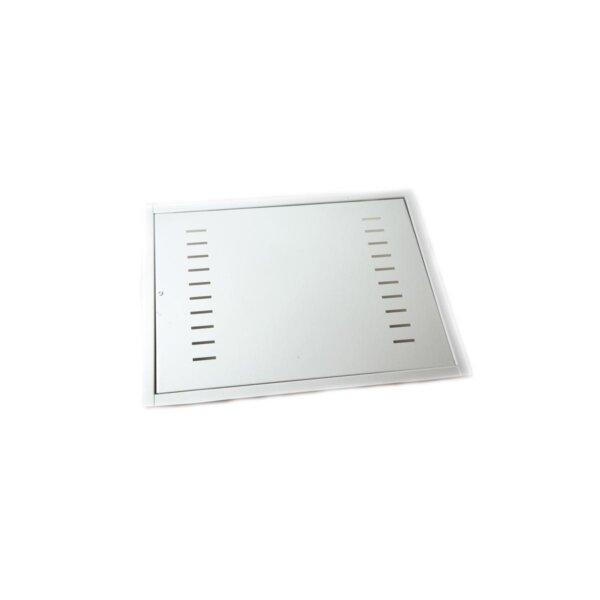Sportello in acciaio bianco per collettore da 300 x 250 mm