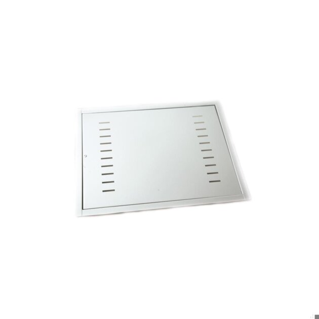 Sportello in acciaio bianco per collettore da 600 x 300 mm