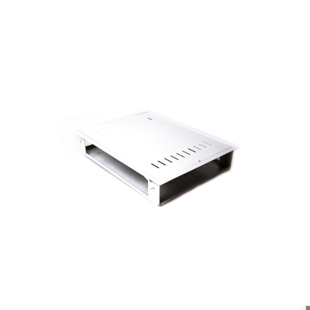 Cassetta in acciaio bianco per collettore da 300 x 250 mm