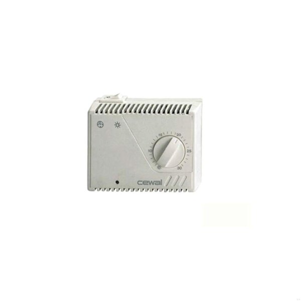 Termostato ambiente con interruttore On/off, selettore Estate/Inverno e spia