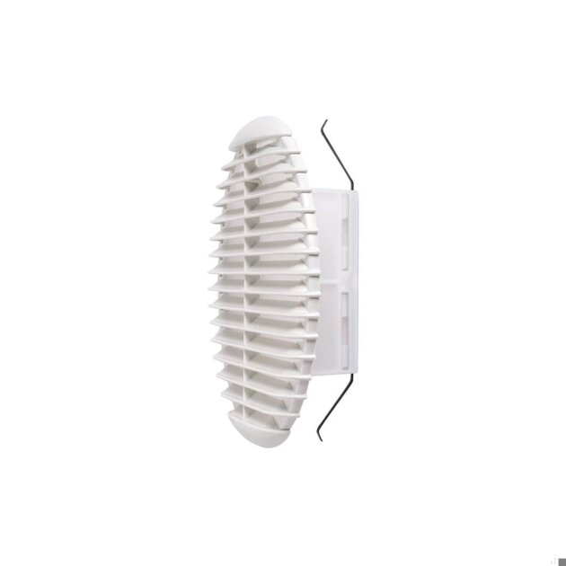 Griglia tonda in plastica con rete per aerazione a norme da Ø 166 mm