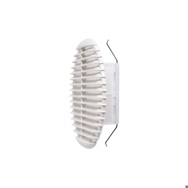Griglia tonda in plastica con rete per aerazione a norme da Ø 220 mm