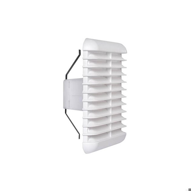 Griglia quadra in plastica senza rete per aerazione a norme da 166 mm