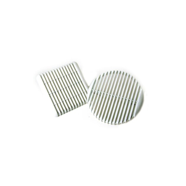 Griglia quadra in plastica senza rete per aerazione a norme da 190 mm