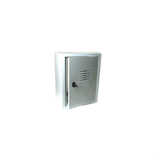 Cassetta in lamiera bianca per contatore gas da  450  x  350  mm