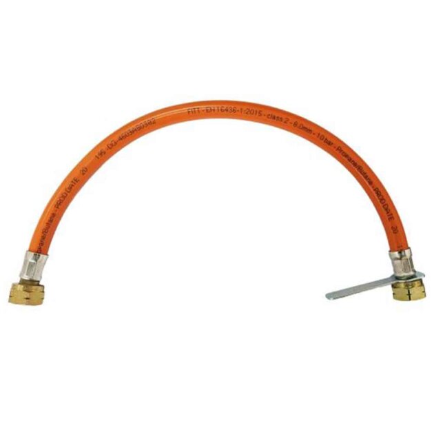 Flessibile rivestito in pvc per centralina gas FF da 1/2 da 700 mm.