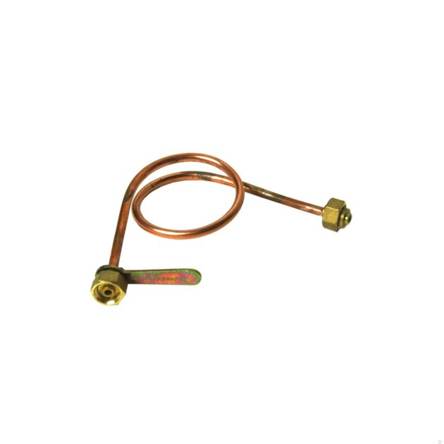 Flessibile per gas in rame  FF  da 1/2  per  700  mm  da  8  mm