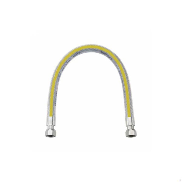 Flessibile per gas  FF  da  1/2  a norma  EN 14800  da  1500  mm