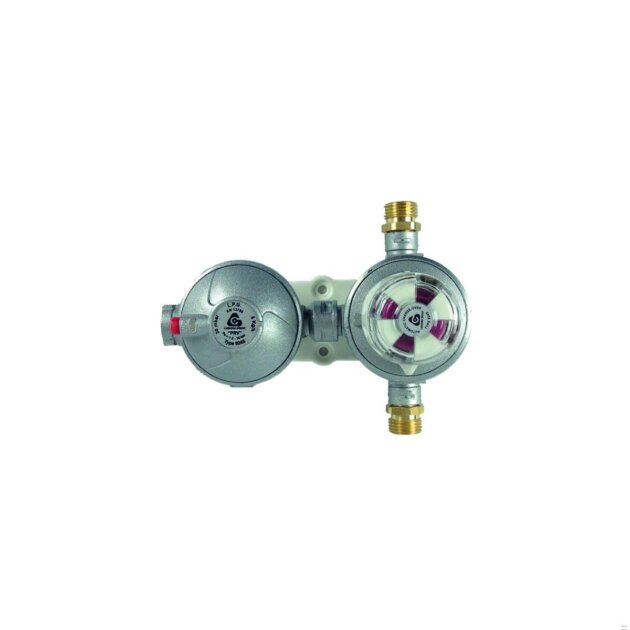 Kit inversore automatico di bombole gpl, doppio stadio, da  5  Kg/h