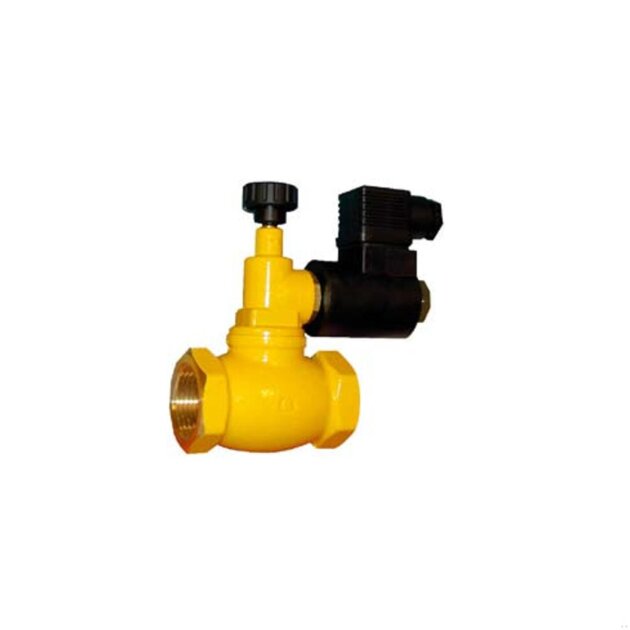 Elettrovalvola gas normalmente aperta a riarmo manuale  3/4  da  220  Volts