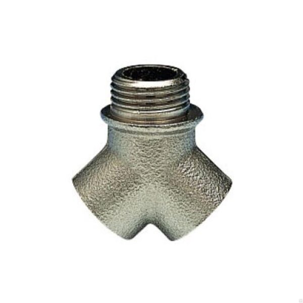 Raccordo a  Y  per due rubinetti gas  MFF  da  1/2