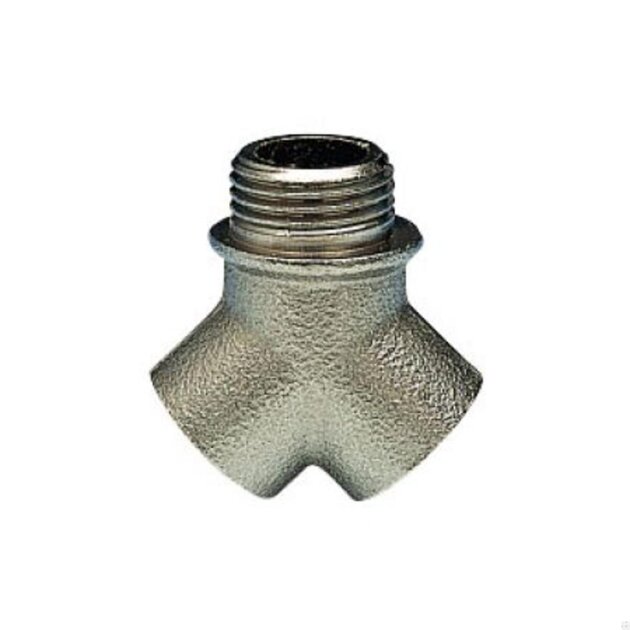 Raccordo a  Y  per due rubinetti gas  MFF  da  1/2