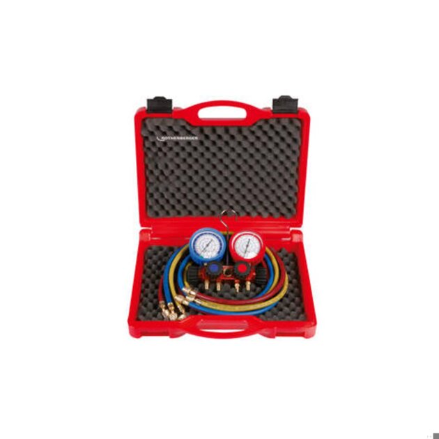 Kit gruppi manometrici a 4 vie per gas  R410A-R32