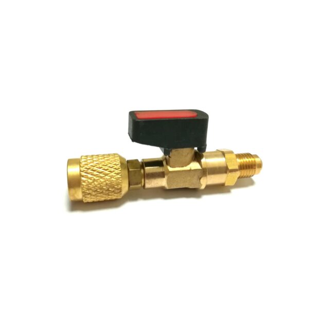 Rubinetto per bombola R32 - 1/2 F  ACME Sx x 1/4  M SAE
