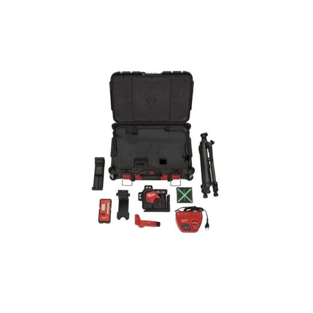 Milwaukee - Laser verde M12 a 3 linee 360°