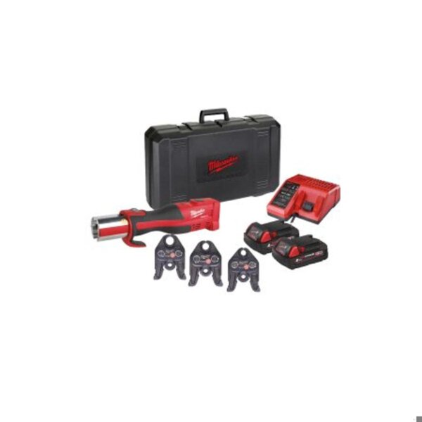 Milwaukee - Pressatrice a batteria M18 BLHPT-202C + Set Ganasce