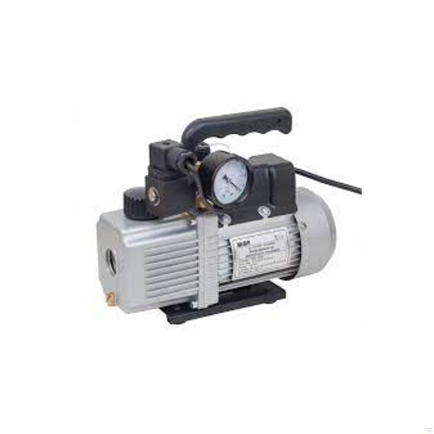 Pompa Vuoto Bistadio 56L/min (c/EV e Vacuometro), potenza 250W, connessi