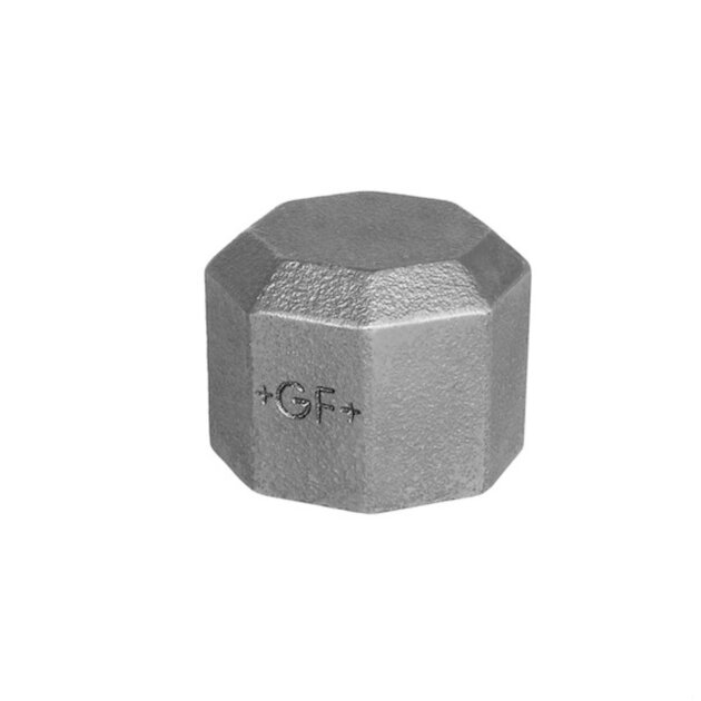 Tappo F in ghisa zincata (300) da 1'1/4