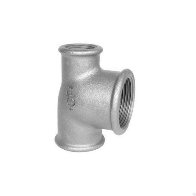 Ti in ghisa zincata (130r) da 1'1/4x1'1/4x1'
