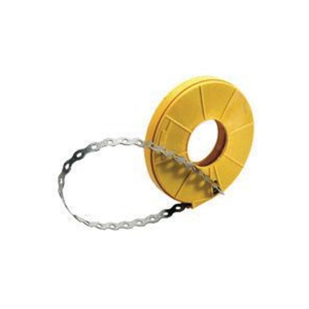 Bandella forata in acciaio zincato da 12 mm (rotolo ml.10)