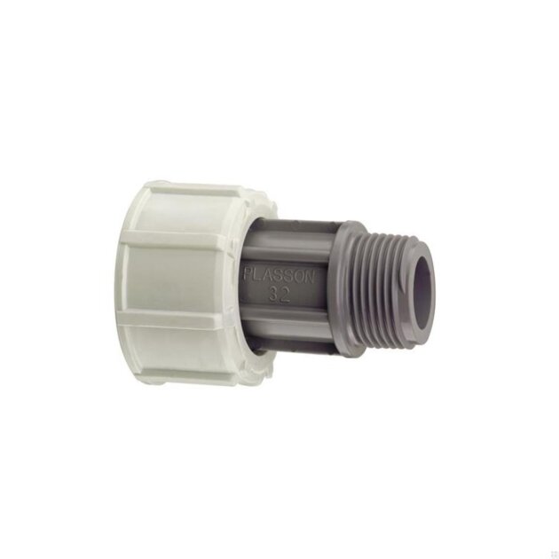 Plasson - Adattatore in polipropilene per PE (7250) 25x1/2