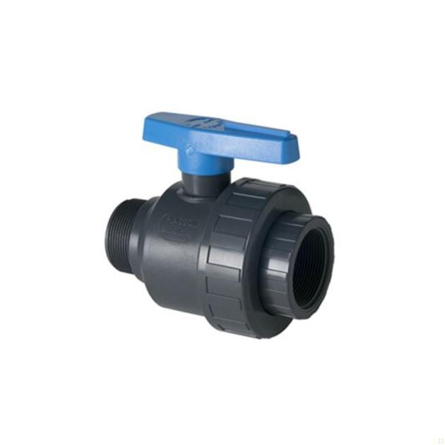 Plasson - Valvola sfera in PVC per PE (1371) MF 1'1/2