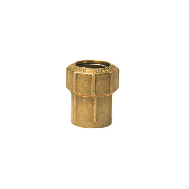 Manicotto in ottone  F  per  PE  (010)  da Ø 20  x  1/2