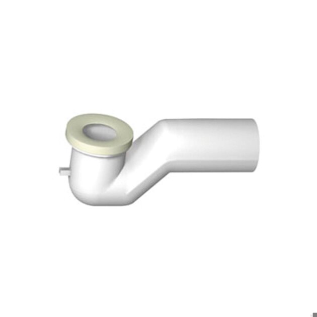 Raccordo curvo wc ribassato in plastica da  110
