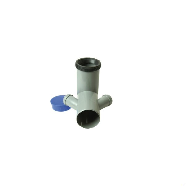 Raccordo curvo prolungato per wc (HTSBL) con 2 derivazioni 90x40