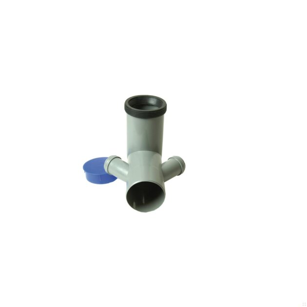 Raccordo curvo prolungato per wc (HTSBL) con 2 derivazioni 90x50
