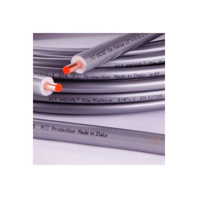 Wicu Clim - Rame rivestito per condizionamento da 3/8 (9,525 mm)