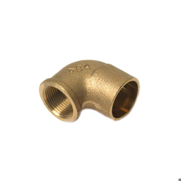 Gomito in bronzo a saldare (4090) Ø 16 x 1/2''