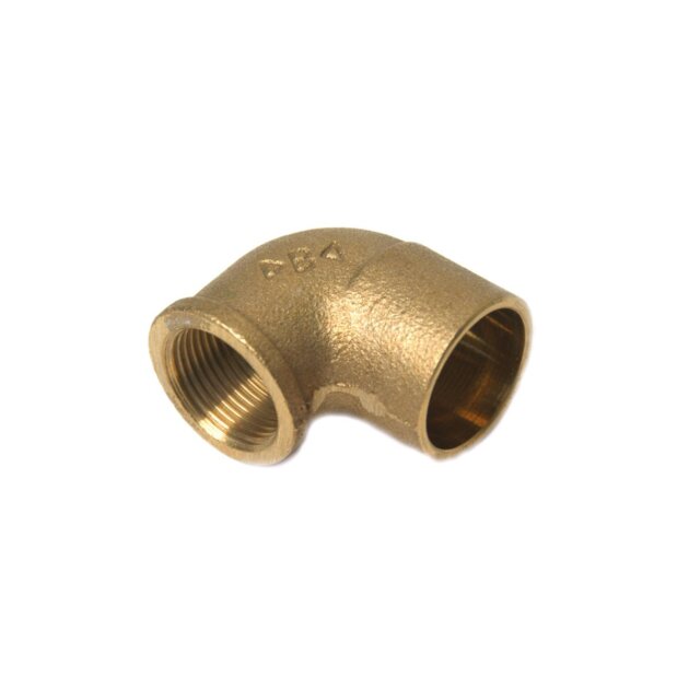 Gomito in bronzo a saldare (4090) Ø 18 x 1/2''
