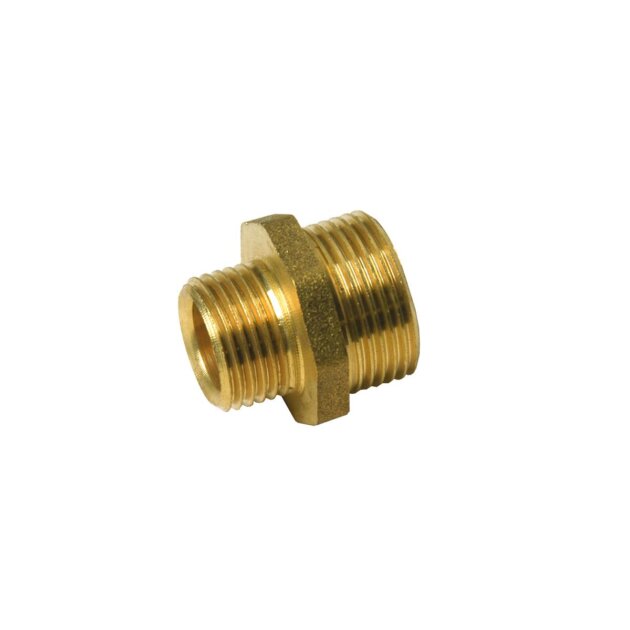 Trilem - Nipplo ridotto in ottone (T20) da 3/4'' x 1/2''