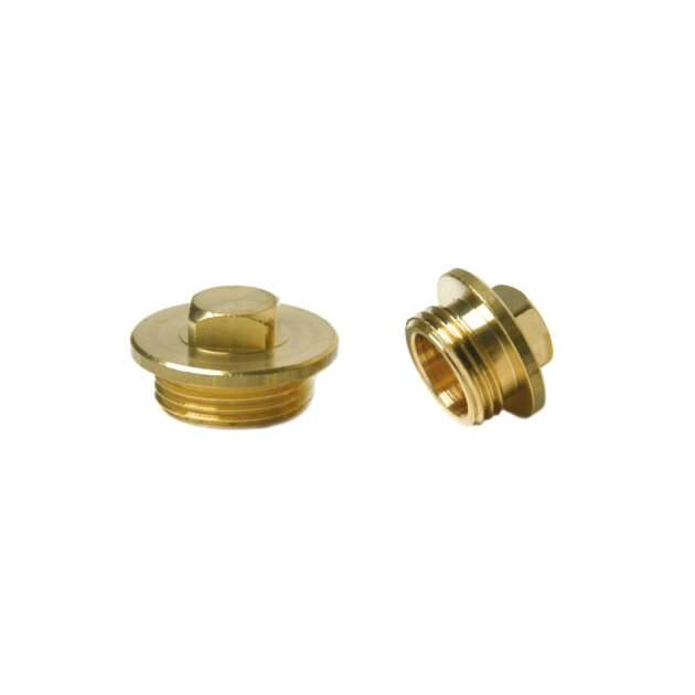 Trilem - Tappo M in ottone (T44) per collettori da 1/2''