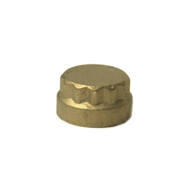Trilem - Tappo  F  in ottone  (T46)  da  3/4  per collettore  T02