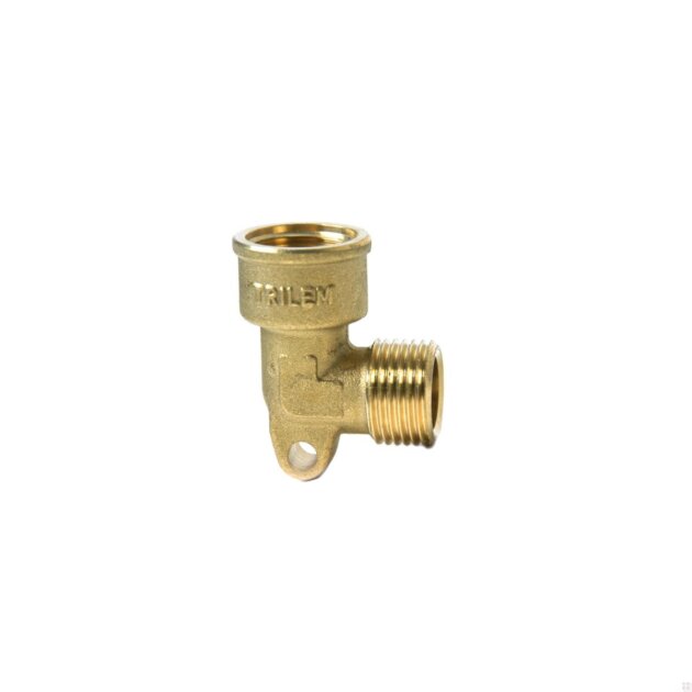 Trilem - Gomito  MF  in ottone  (T34)  da  1/2  x  1/2