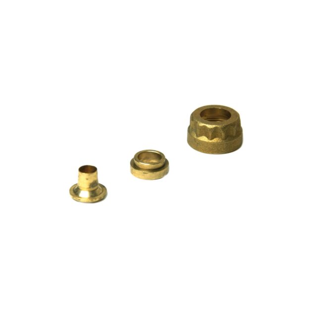 Raccordo in ottone  (T52),  rame/collettore