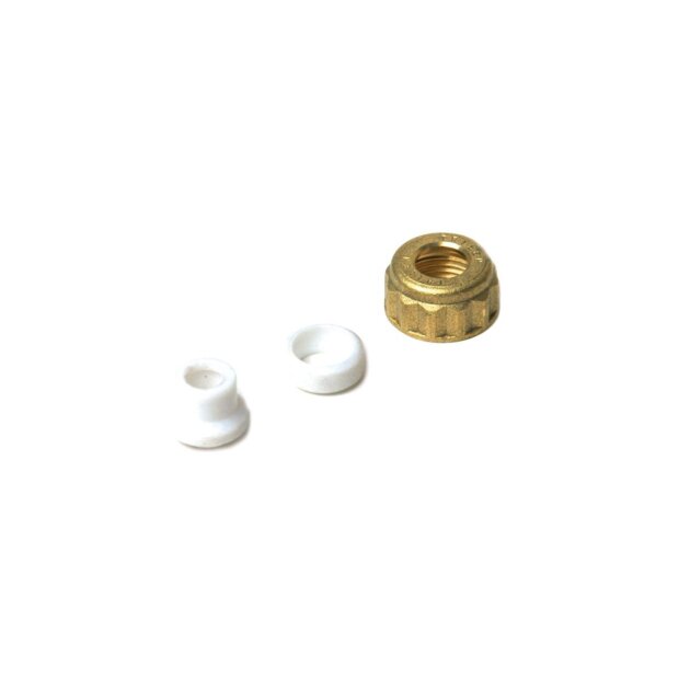 Raccordo con ogiva teflon (T54) rame/collettore