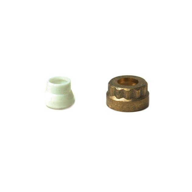 Raccordo con ogiva teflon (T54) rame/collettore