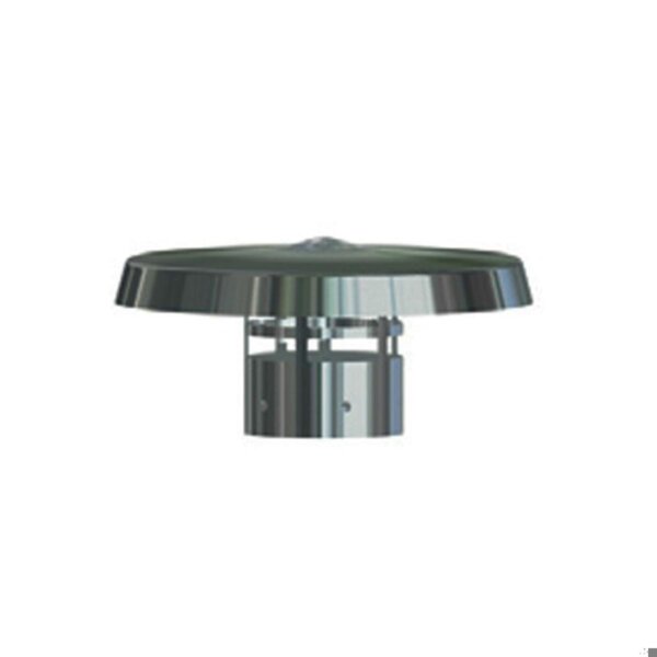 Tappo di scarico per tubo fumi da Ø 80 mm, tipo cappello cinese